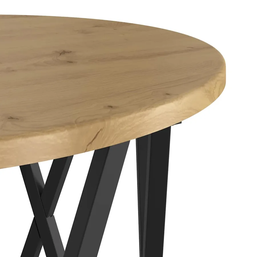 Table d'appoint empilable 3 pcs Chêne artisanal 53 x 53 x 40 cm - 9