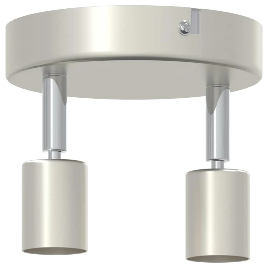 Spot de plafond avec des projecteurs Nickel 12 x 8 cm Acier - 5