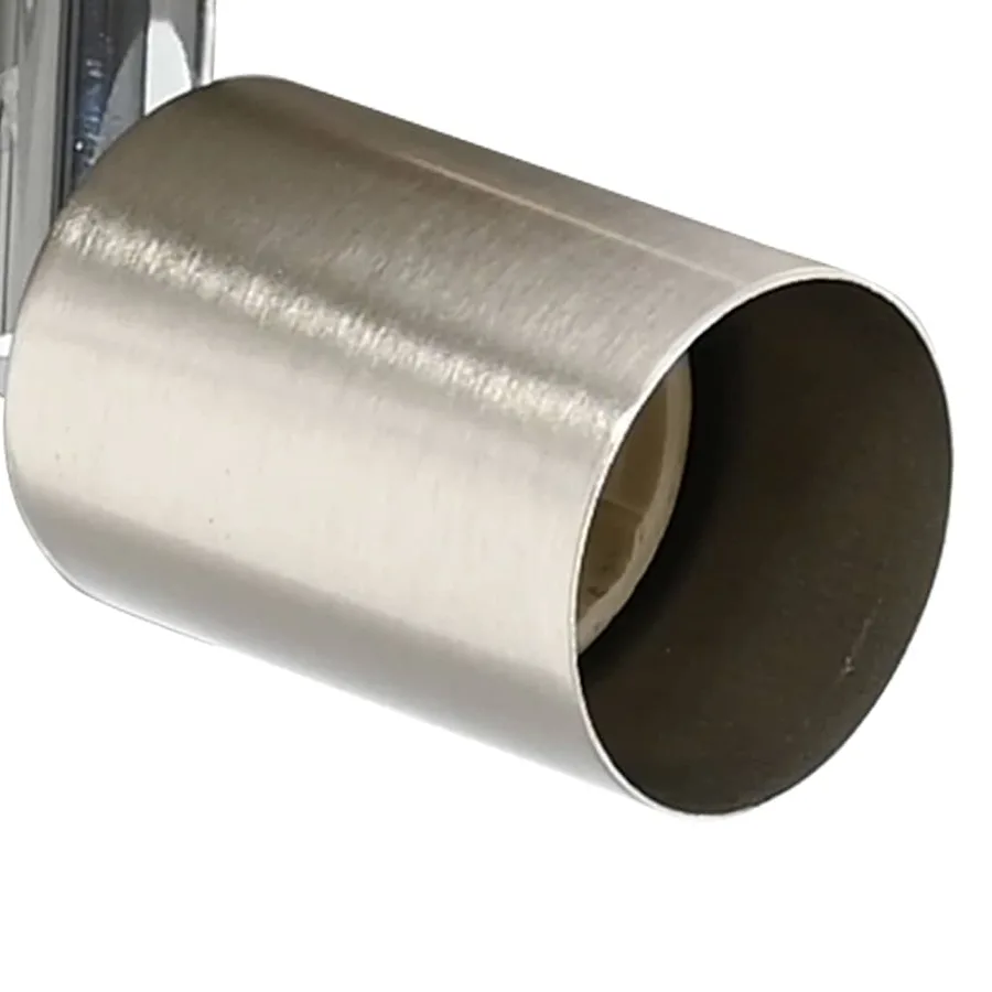 Spot de plafond avec des projecteurs Nickel 12 x 8 cm Acier - 8