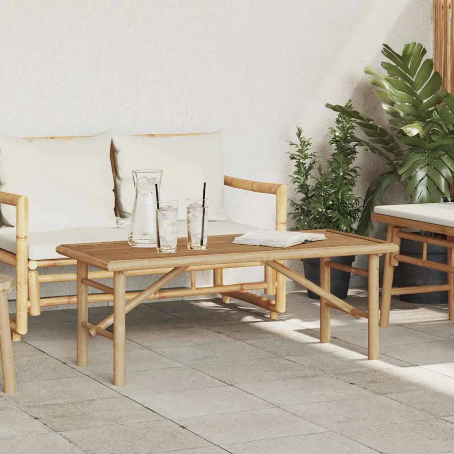 Table basse Marron 110 x 50 x 43 cm Bambou