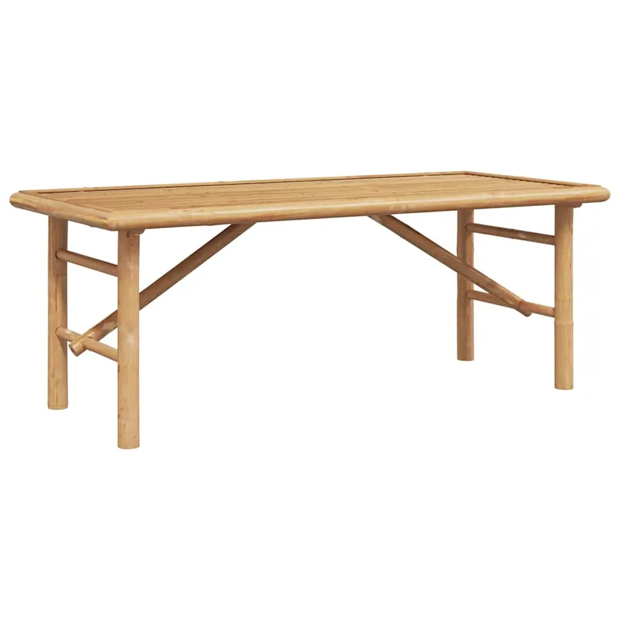 Table basse Marron 110 x 50 x 43 cm Bambou - 2