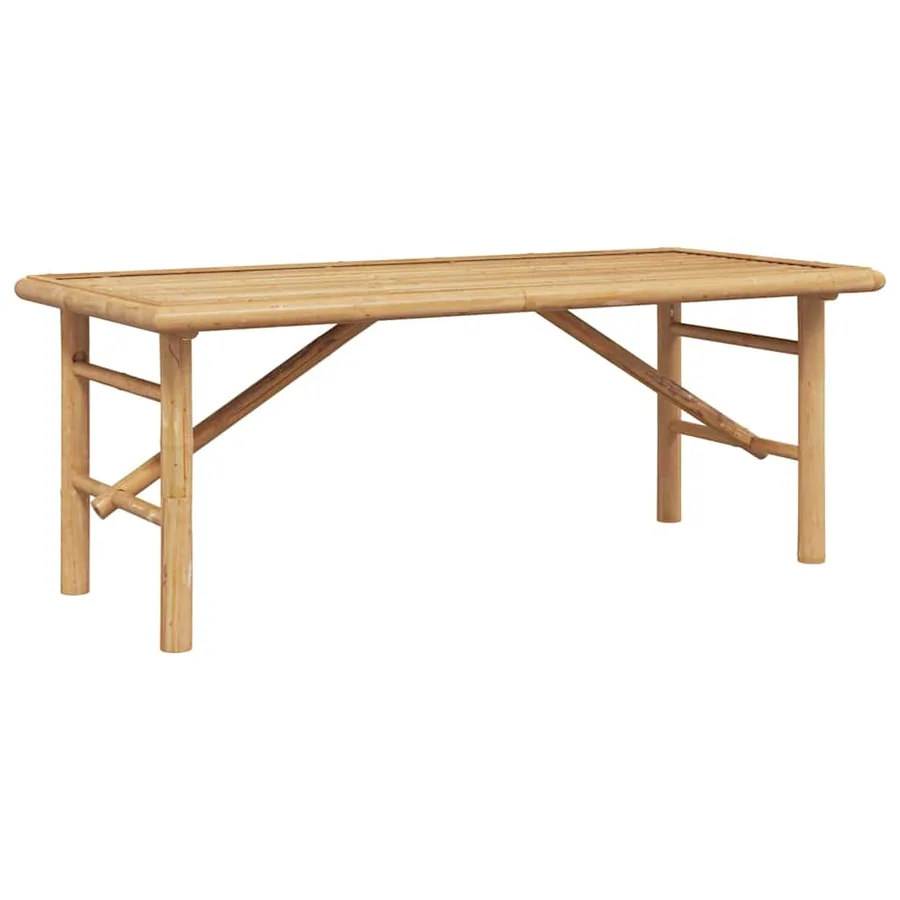 Table basse Marron 110 x 50 x 43 cm Bambou - 5