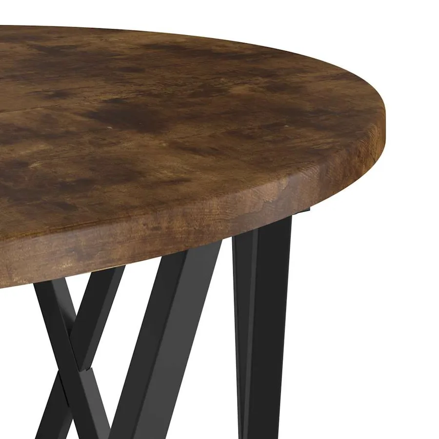 Table d'appoint empilable 3 pcs Chêne fumé - 9