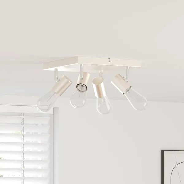 Spot de plafond Nickel 26,5 x 26 x 11,5 cm Métal