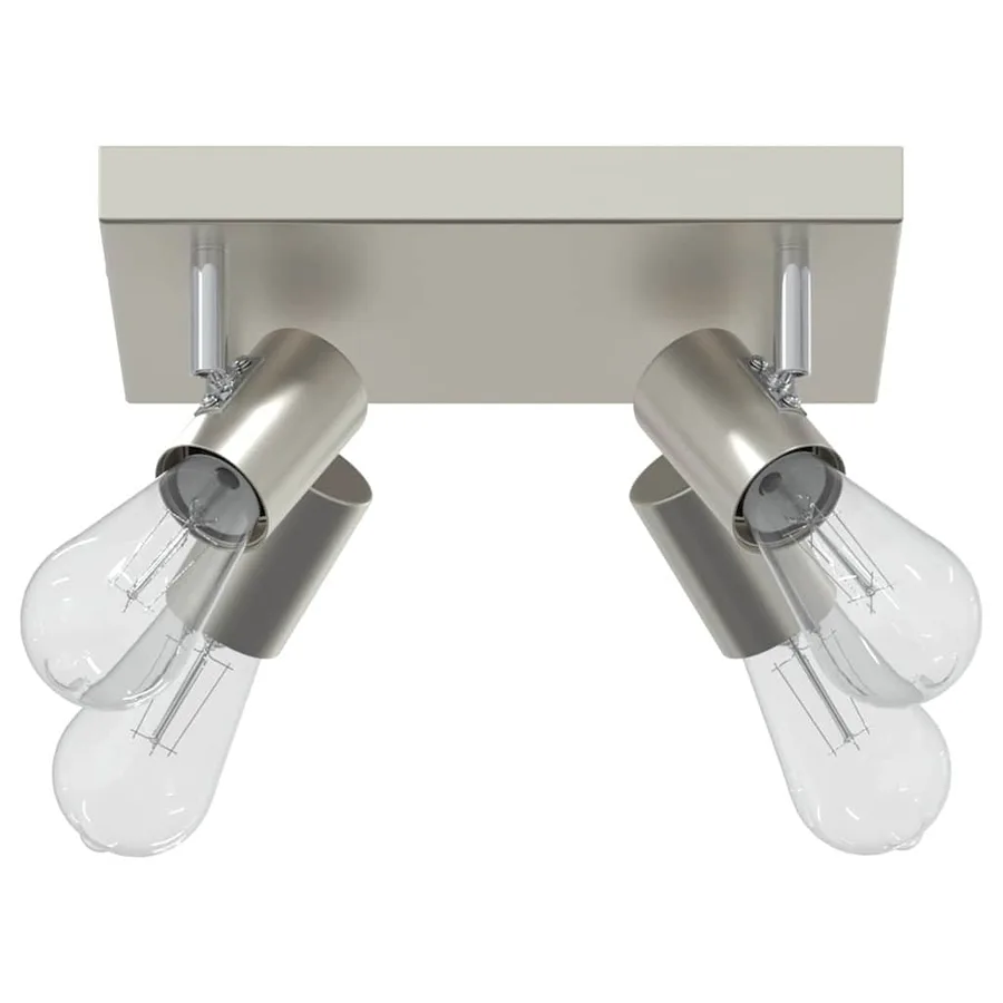 Spot de plafond Nickel 26,5 x 26 x 11,5 cm Métal - 3