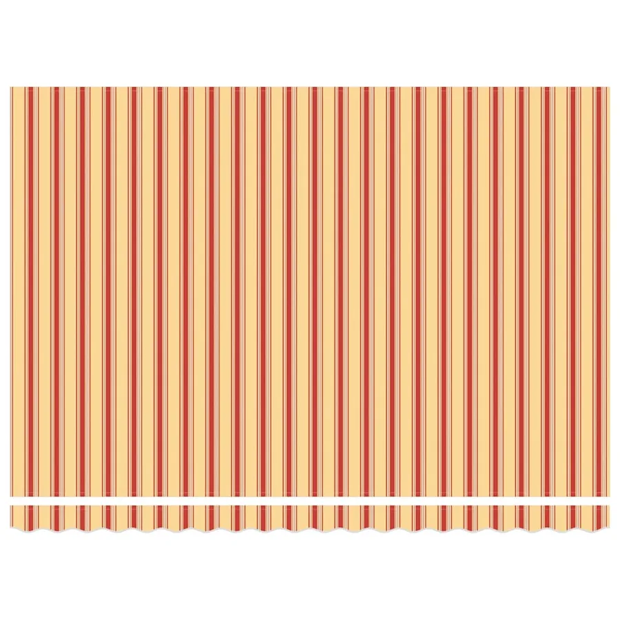 Auvent rétractable Jaune et Orange 450 × 350 cm - 7