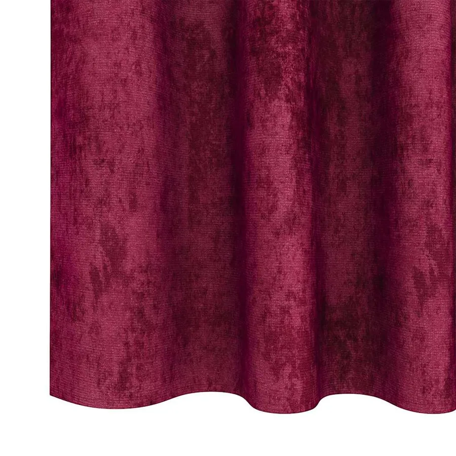 Rideaux en velours 2 pcs Bordeaux 260 x 140 cm Velours - 6
