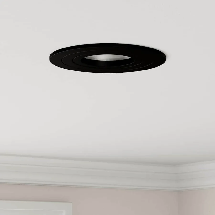 Projecteur 24 pcs Noir 9 x 9 x 2 cm Aluminium