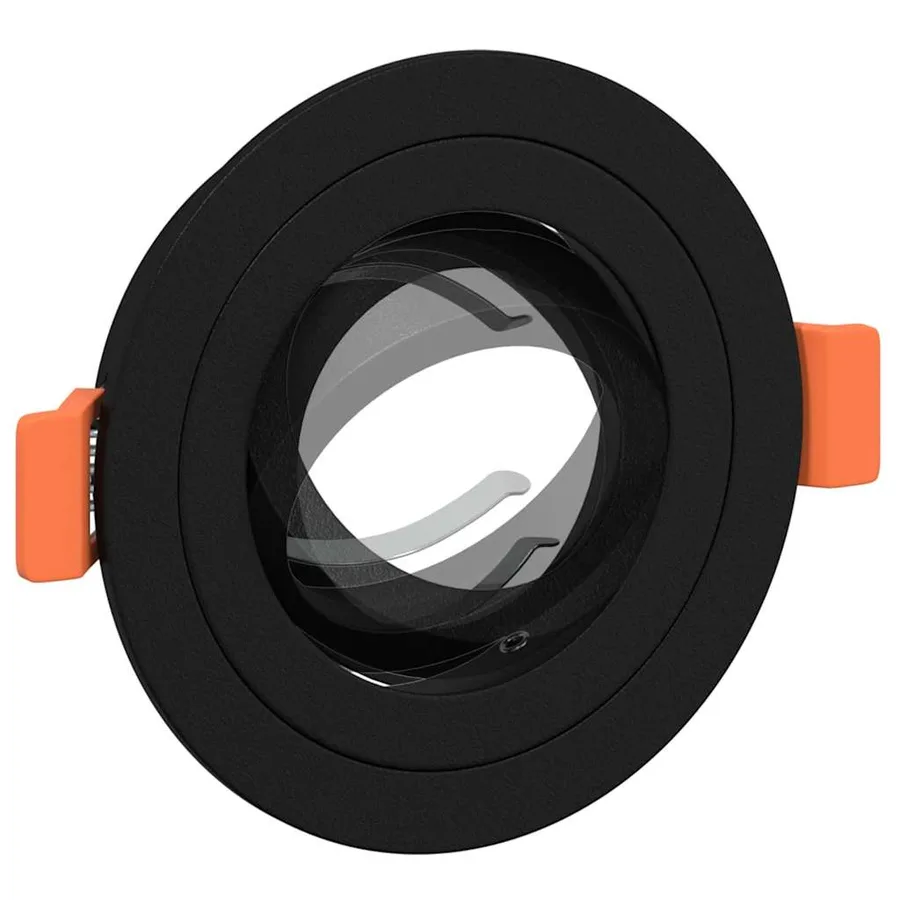Projecteur 24 pcs Noir 9 x 9 x 2 cm Aluminium - 12