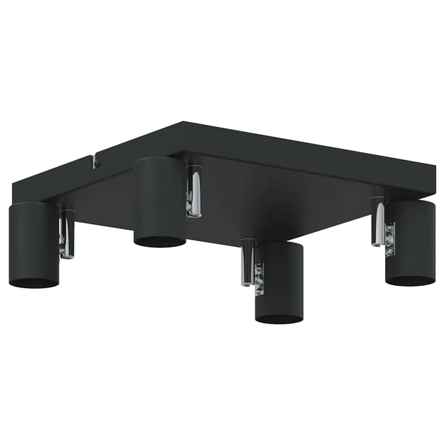 Spot de plafond Noir 26,5 x 26 x 11,5 cm Métal - 5