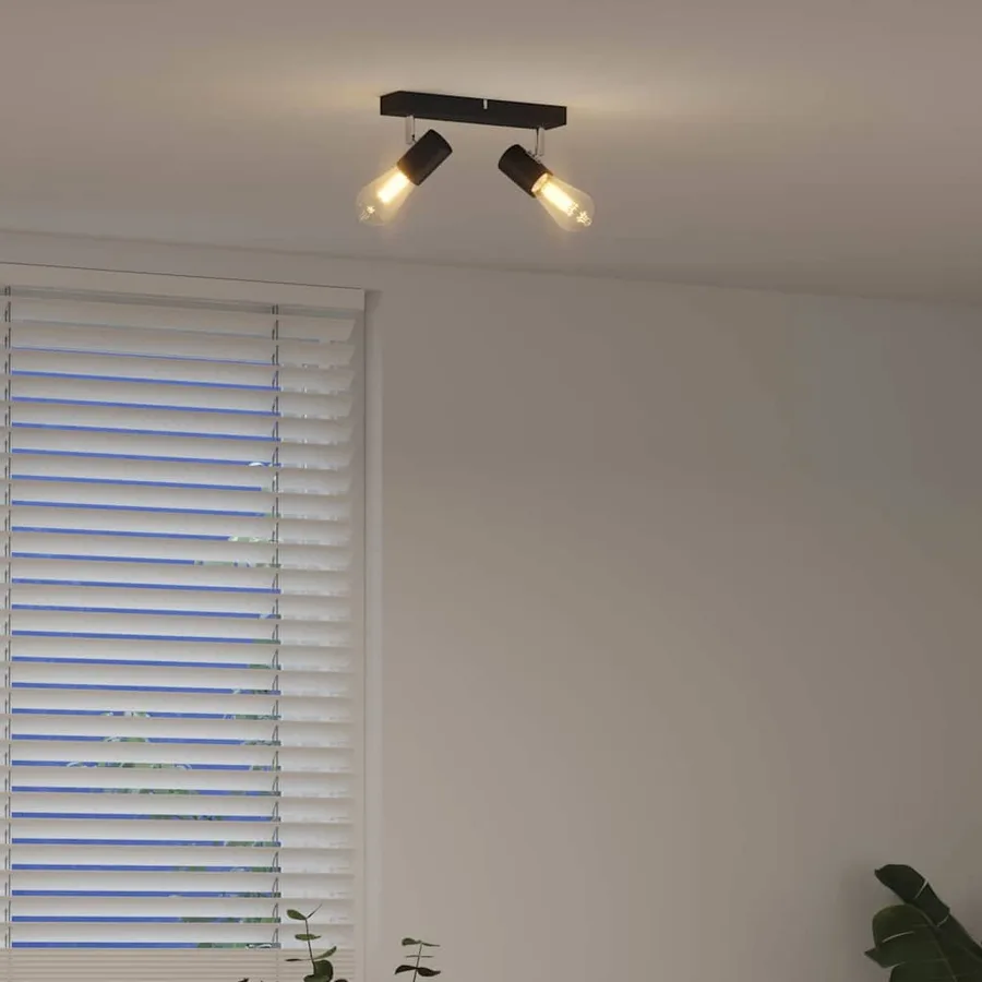 Spot de plafond Noir 26 x 6,5 x 11,5 cm Métal - 4