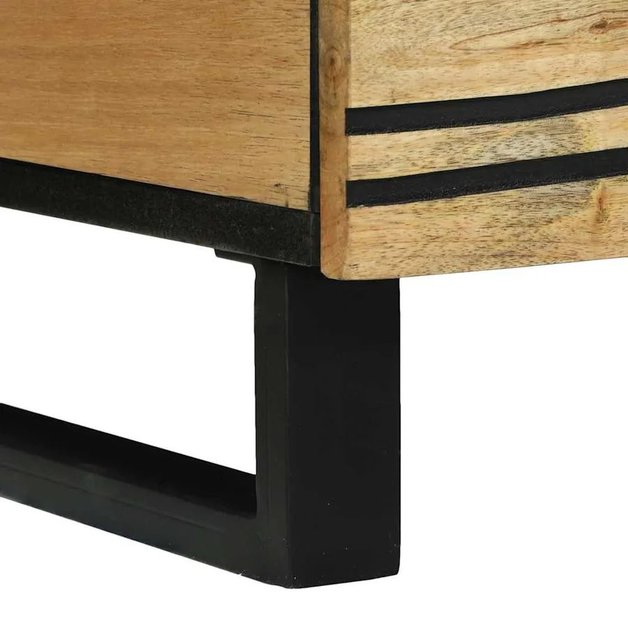 Table basse Naturel 80 x 54 x 40 cm Bois d'ingénierie - 8