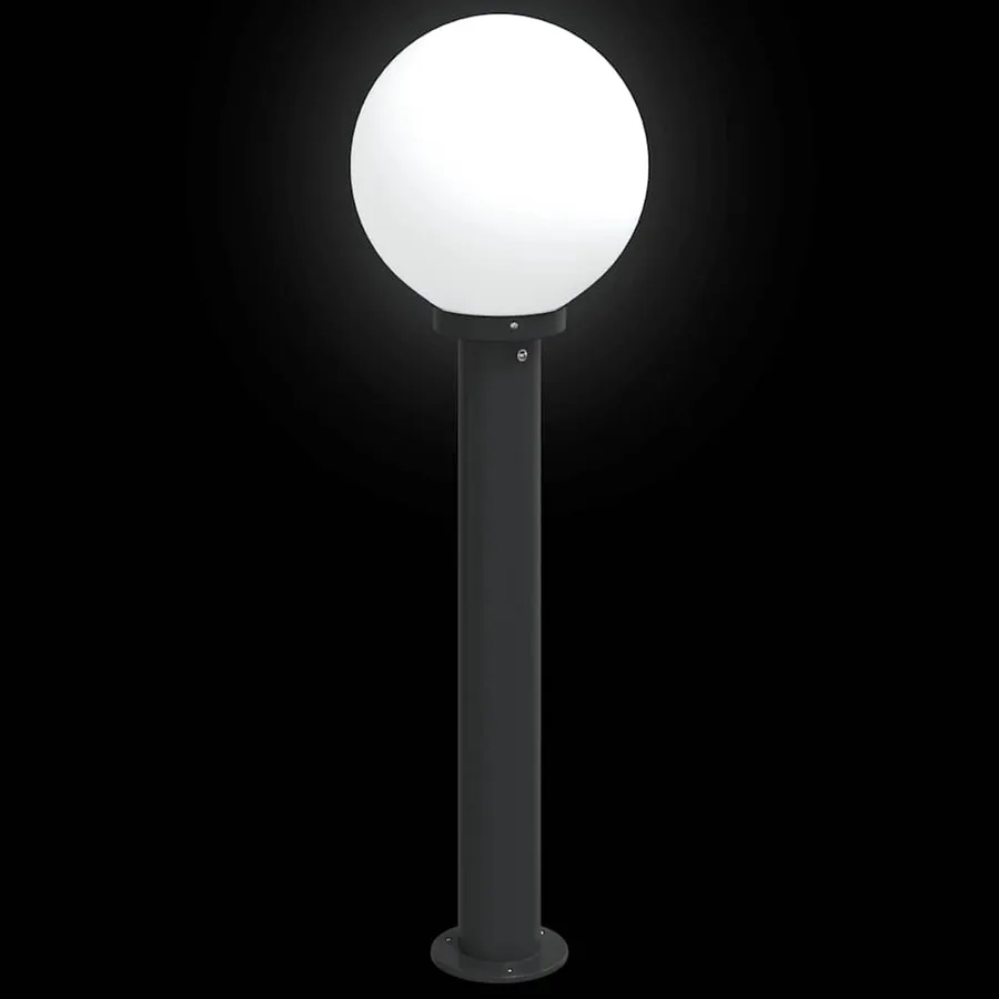 Borne lumineuse lot de 3 80 cm noire IP44 - 5