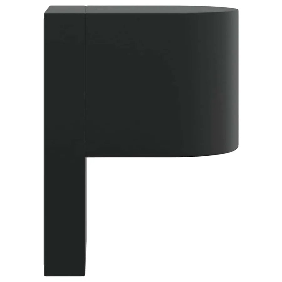 Applique Murale Extérieure Noir 12 x 7 x 15 cm Acier inoxydable - 5