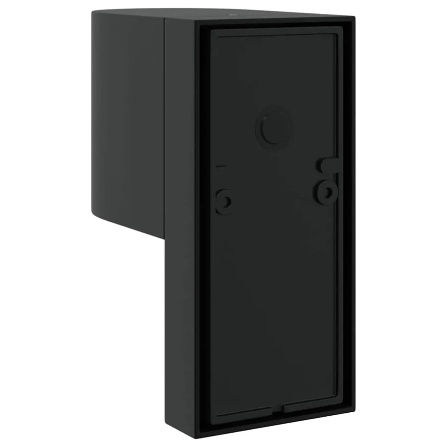 Applique Murale Extérieure Noir 12 x 7 x 15 cm Acier inoxydable - 6