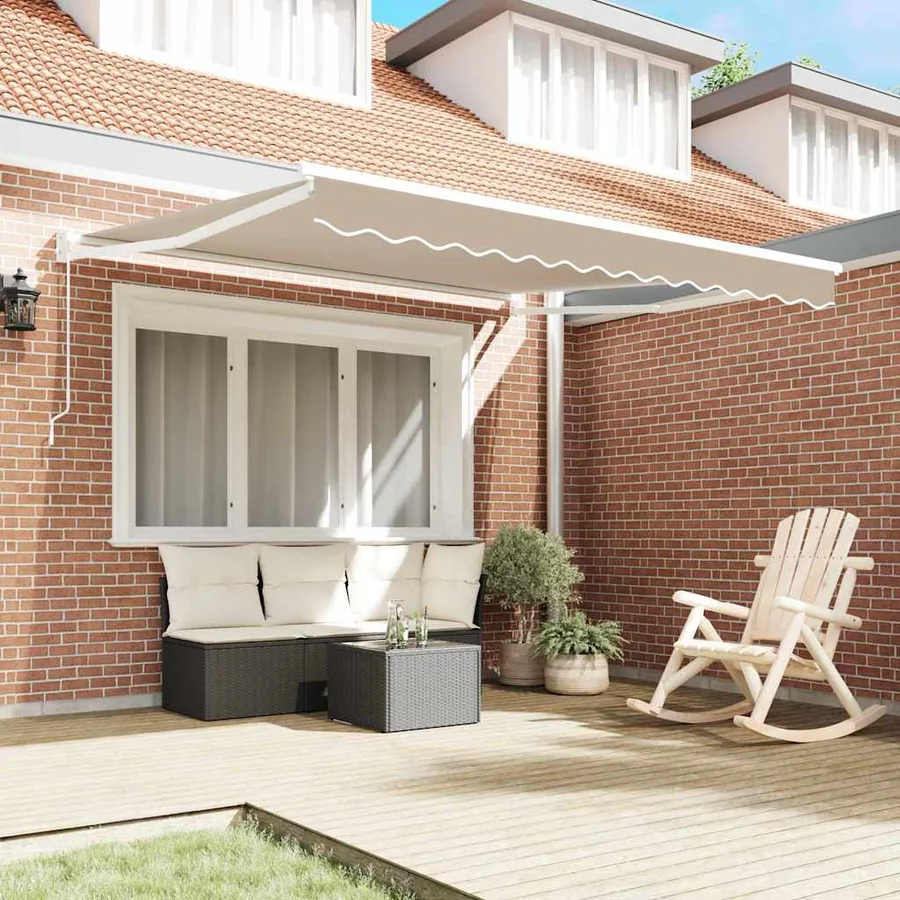 Auvent rétractable Beige 350 x 250 cm - 3