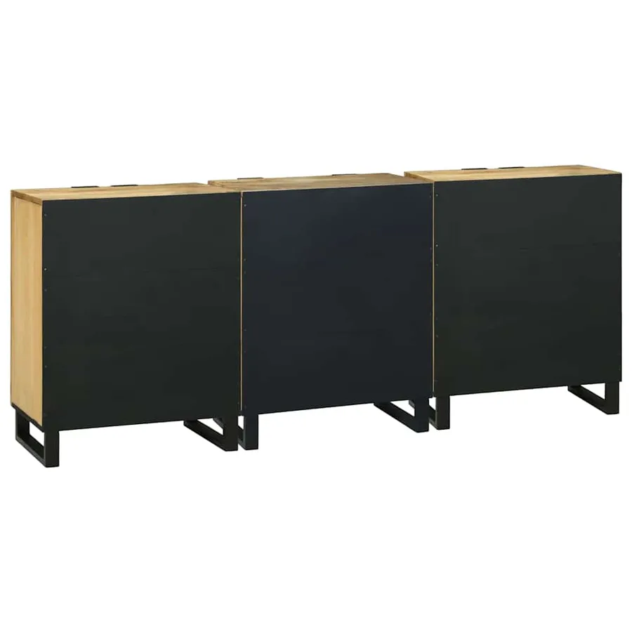 Ensemble de mobilier de salle de bain avec tiroir 3 pcs Marron - 6