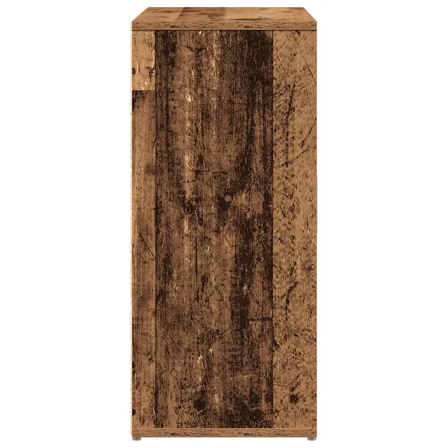 Buffet en bois ancien 60x31x70 cm bois d'ingénierie - 7