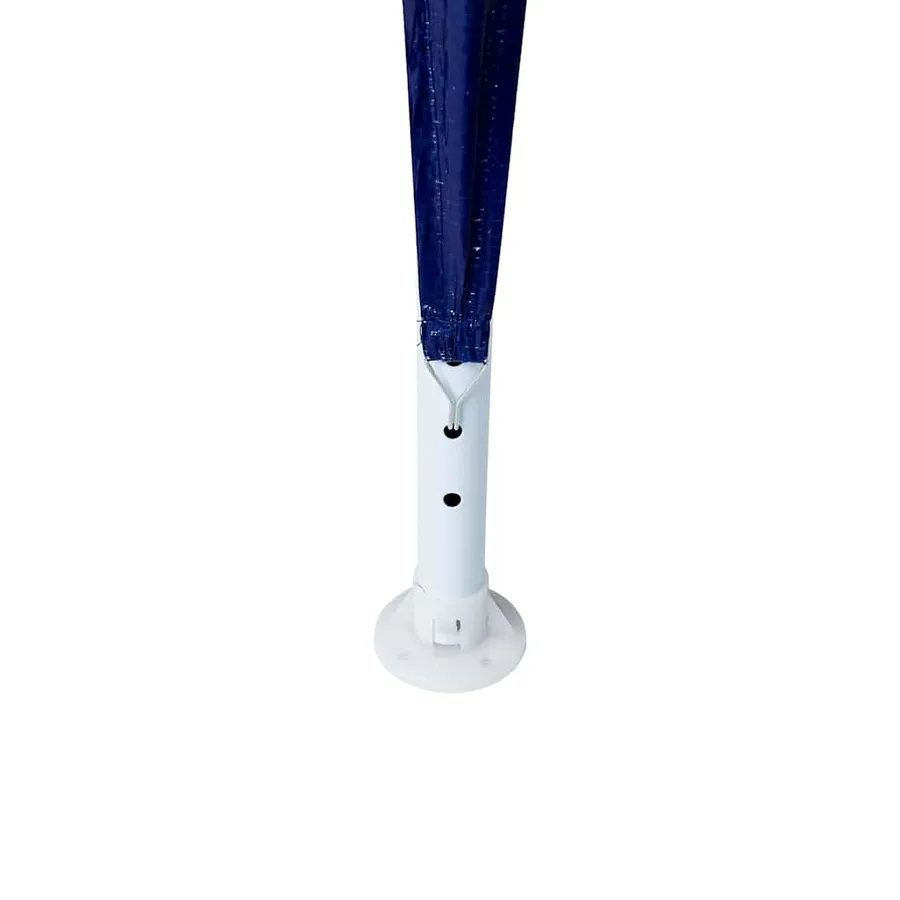 Tente de fête Bleu 400 x 400 x 266 cm Polyéthylène et acier - 9
