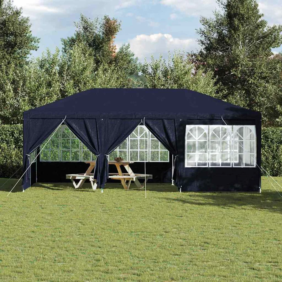 Tente de fête Bleu 600 x 400 x 266 cm Polyéthylène - 4