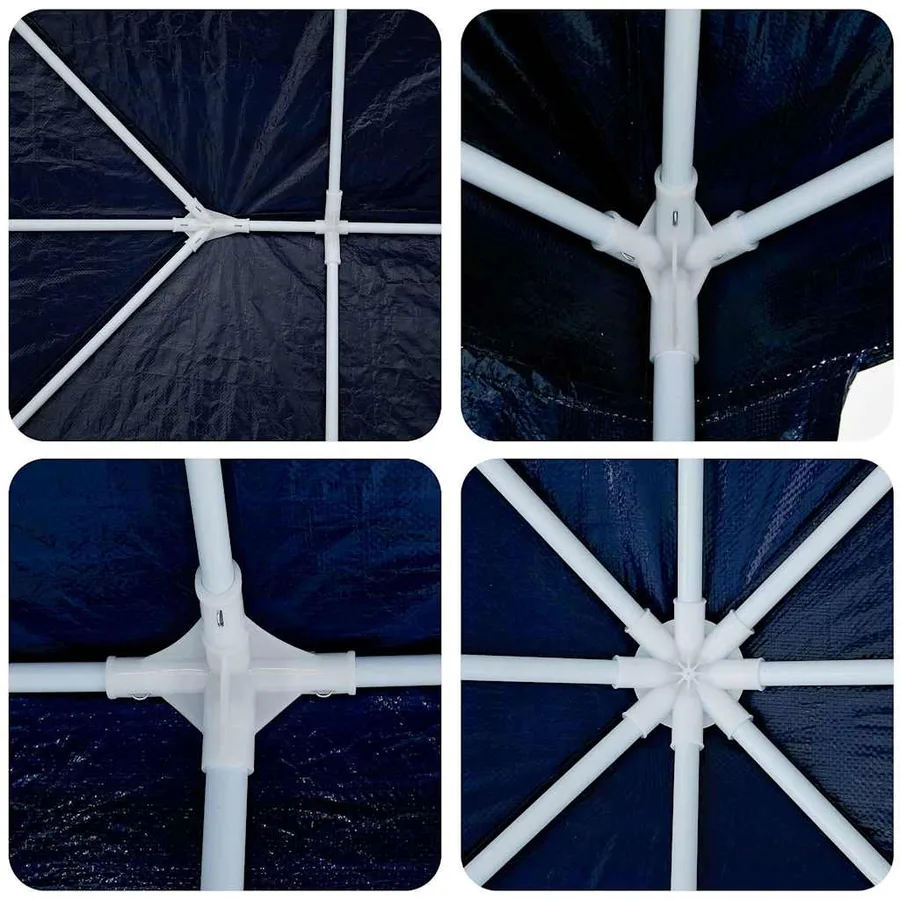 Tente de fête Bleu 600 x 400 x 266 cm Polyéthylène - 6