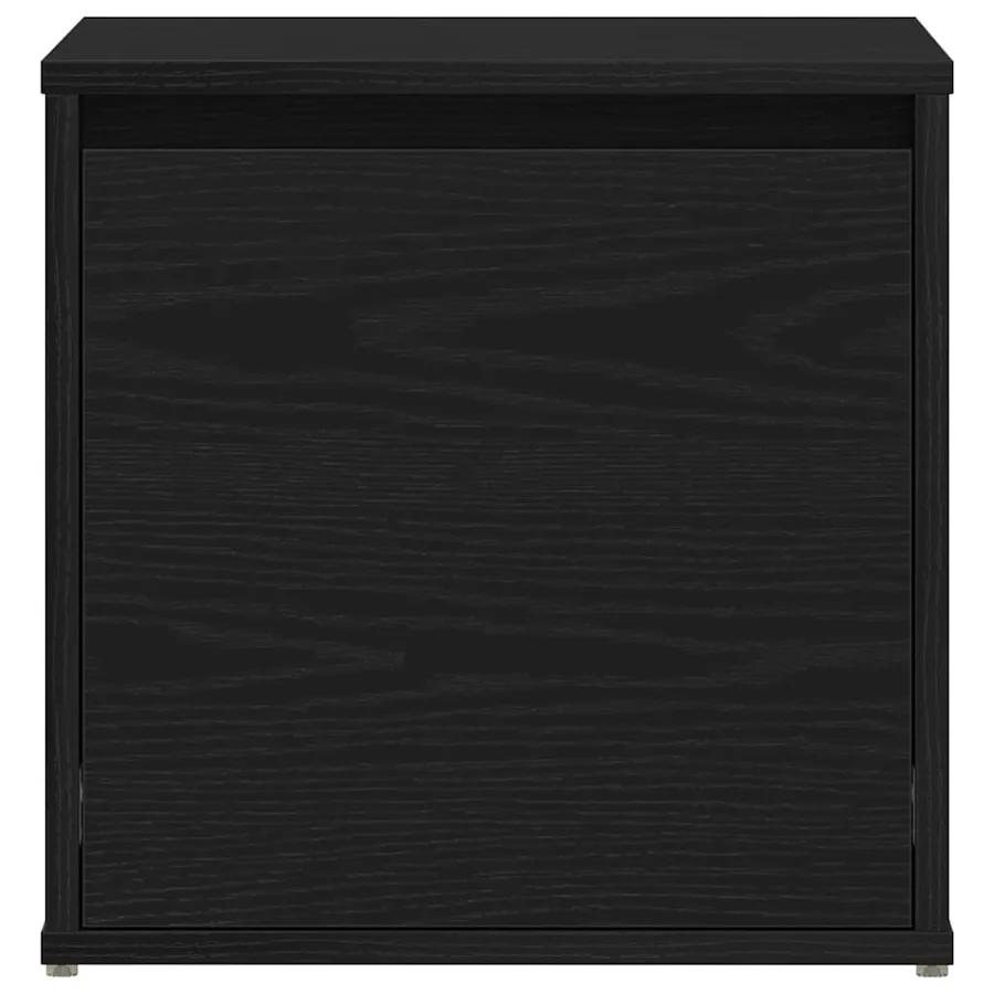 Commode Chêne noir 40,5 x 40 x 40 cm Bois d'ingénierie - 6