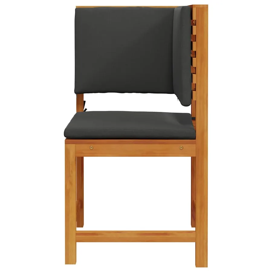 Chaise de jardin Marron 50 x 50 x 91cm Bois d'acacia massif - 4