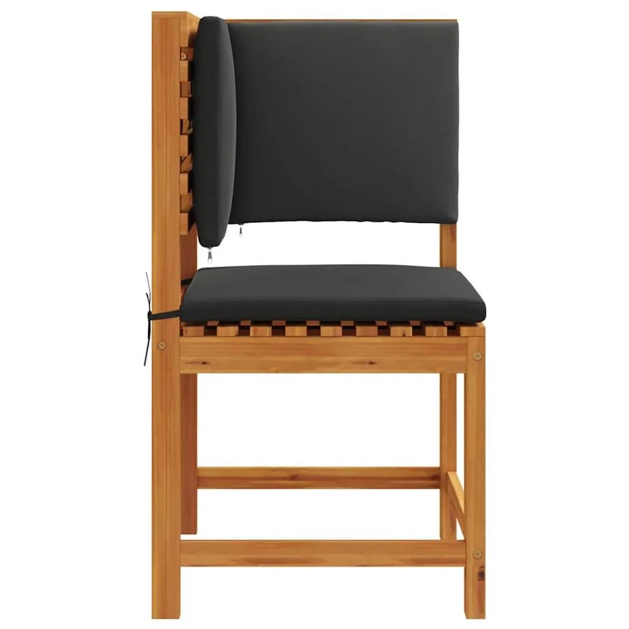 Chaise de jardin Marron 50 x 50 x 91cm Bois d'acacia massif - 5