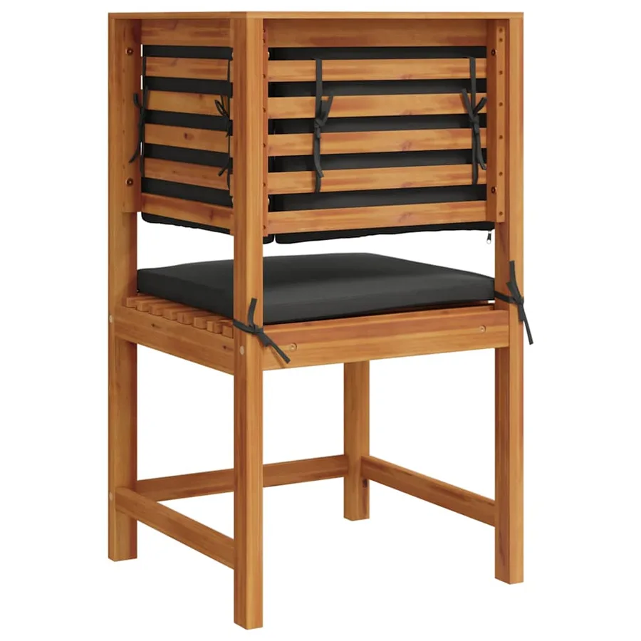 Chaise de jardin Marron 50 x 50 x 91cm Bois d'acacia massif - 6