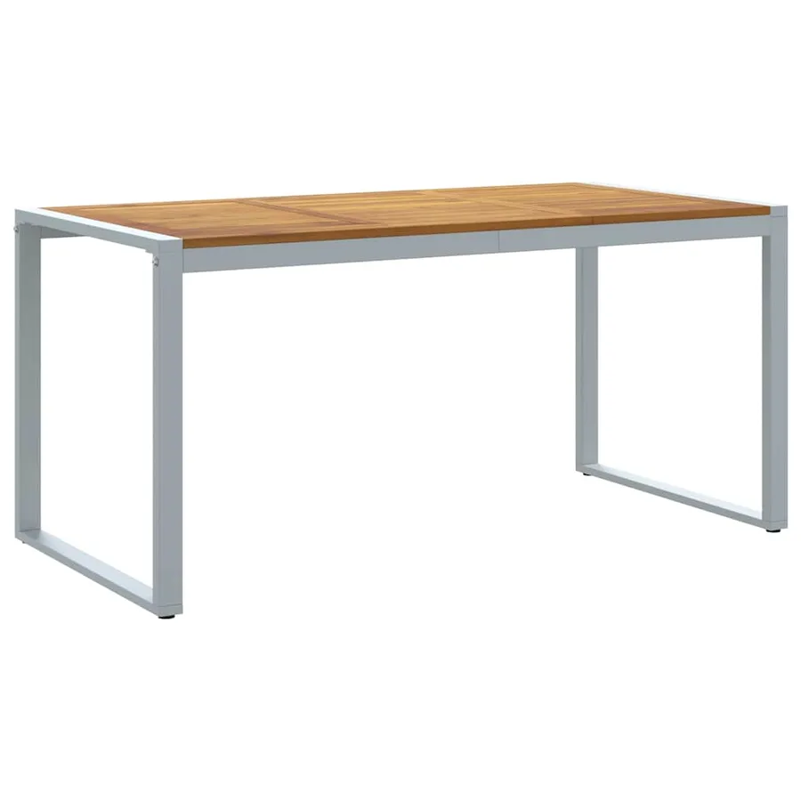Ensemble de salle à manger pour jardin 5 pcs Gris - 5
