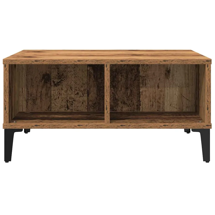 Table basse Bois Ancien 60 x 60 x 30 cm - 5