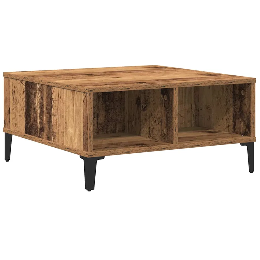 Table basse Bois Ancien 60 x 60 x 30 cm - 7