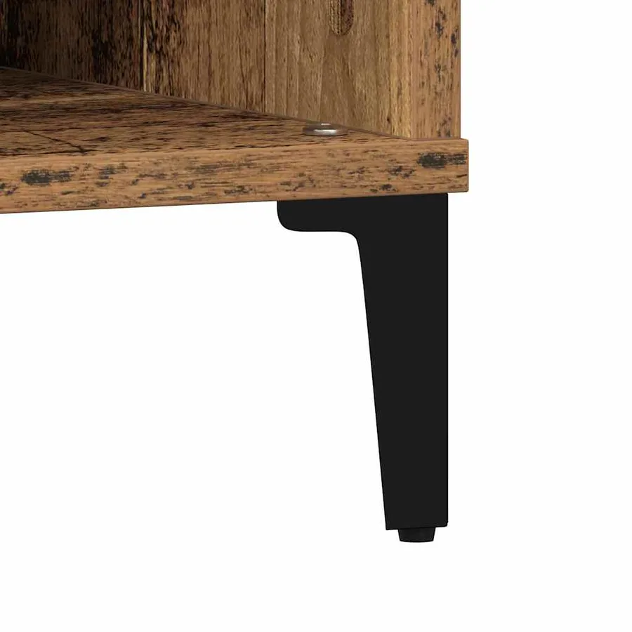 Table basse Bois Ancien 60 x 60 x 30 cm - 9