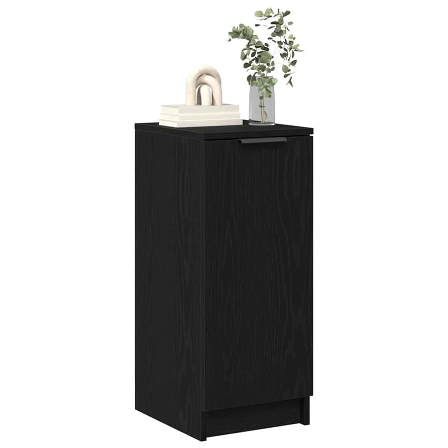 Cabinet à chaussures avec étagère Chêne noir 29,5 x 35 x 70 cm - 3