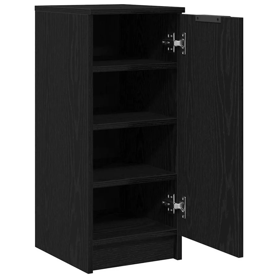 Cabinet à chaussures avec étagère Chêne noir 29,5 x 35 x 70 cm - 5