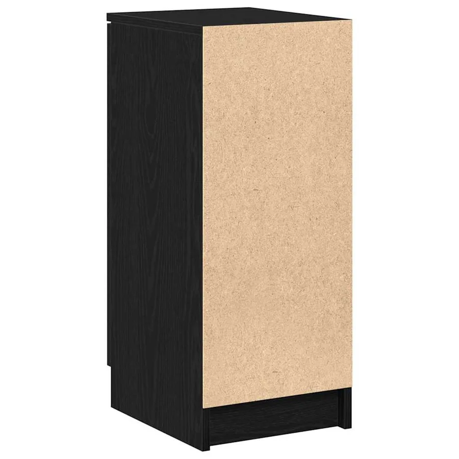 Cabinet à chaussures avec étagère Chêne noir 29,5 x 35 x 70 cm - 6