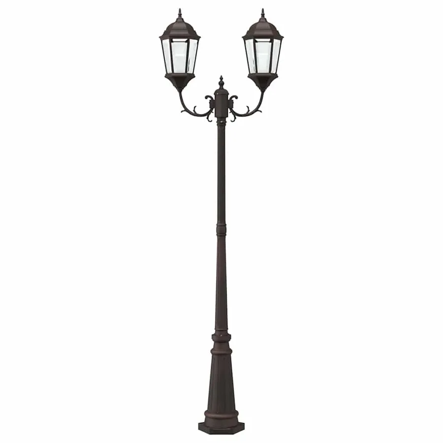 Lumière de jardin Bronze 68 x 20 x 235 cm Aluminium et verre - 4