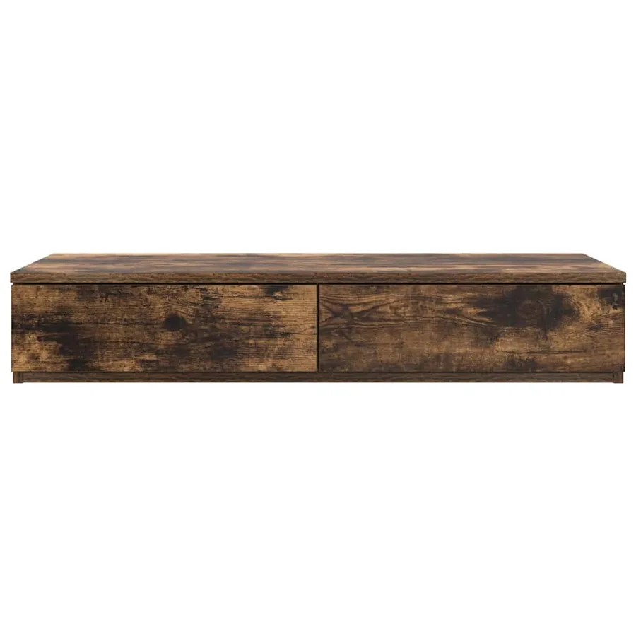 Tiroirs de lit Chêne fumé 90 x 36,5 x 16,5 cm Bois d'ingénierie - 6