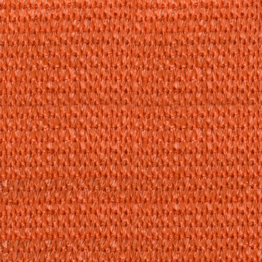 Voile d'ombrage 160 g/m² triangulaire orange 3,6x3,6x3,6 m PEHD - 9