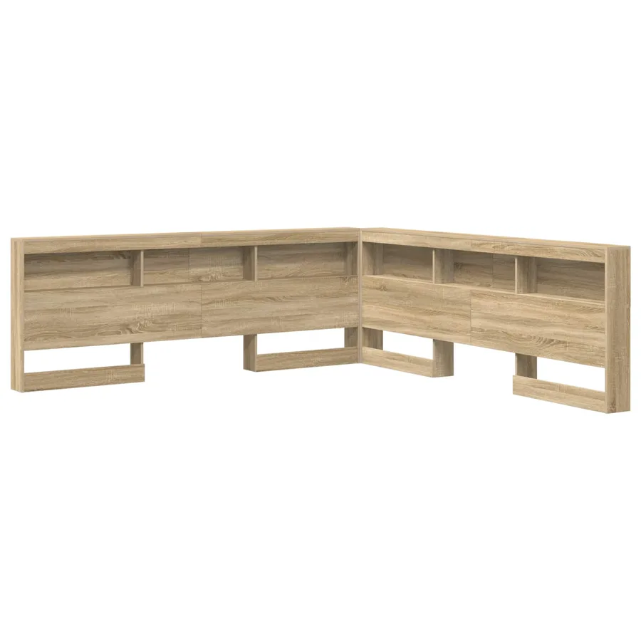 Tête de lit de rangement Chêne Sonoma 180 cm Bois d'ingénierie - 2