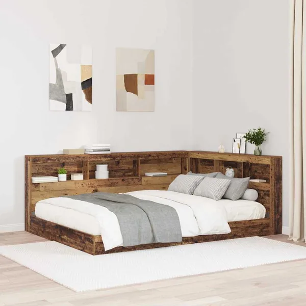 Tête de lit de rangement Bois Ancien 160 cm Bois d'ingénierie