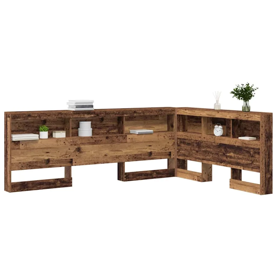Tête de lit de rangement Bois Ancien 160 cm Bois d'ingénierie - 3