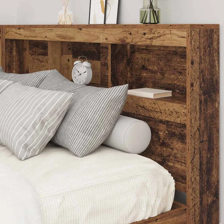 Tête de lit de rangement Bois Ancien 160 cm Bois d'ingénierie - 4