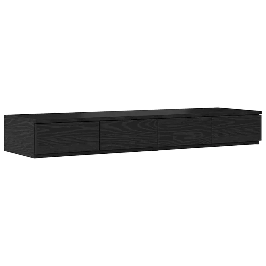 Tiroirs de lit avec tiroir Chêne noir 120 x 36,5 x 16,5 cm - 2
