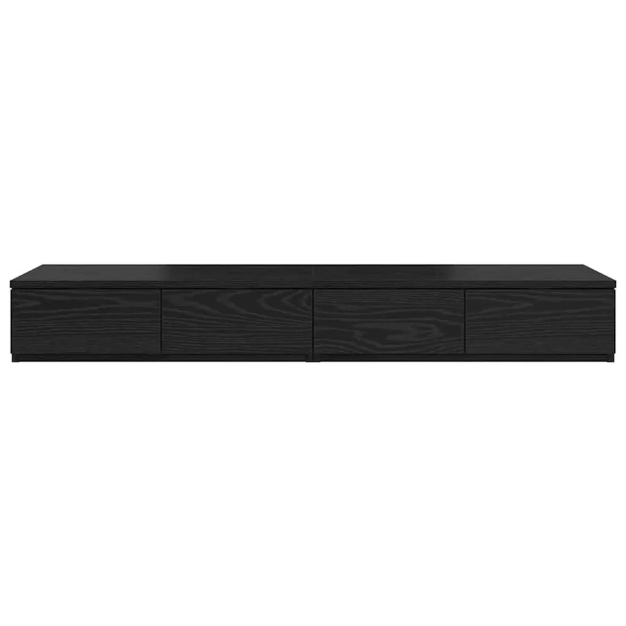 Tiroirs de lit avec tiroir Chêne noir 120 x 36,5 x 16,5 cm - 6
