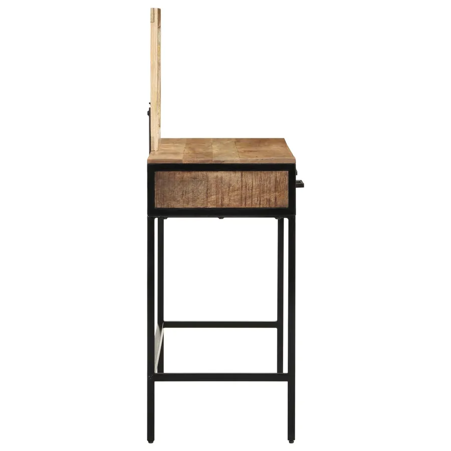Table de Toilette avec tiroir Marron 100 x 40 x 120 cm - 6
