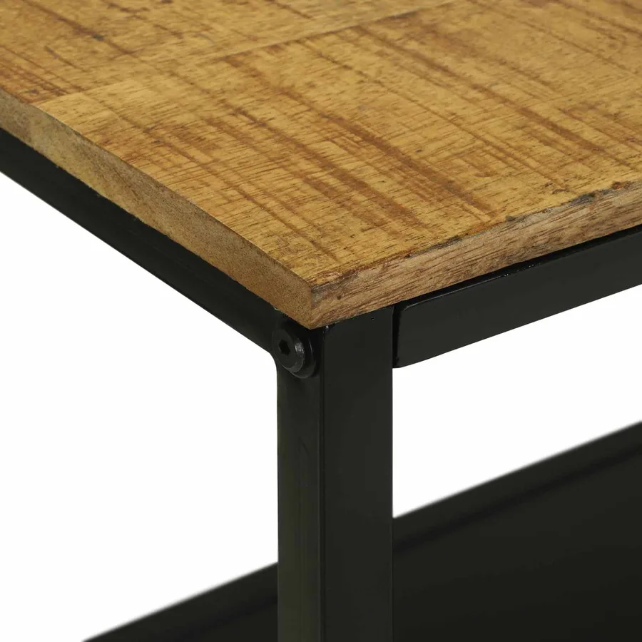 Bibliothèque 70 x 35 x 110 cm Bois de manguier massif - 7