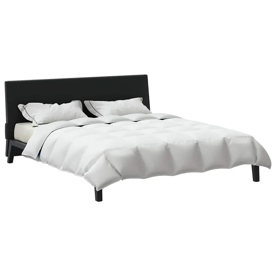 Duvet d'été simple Blanc 200 x 200 cm Plume - 3