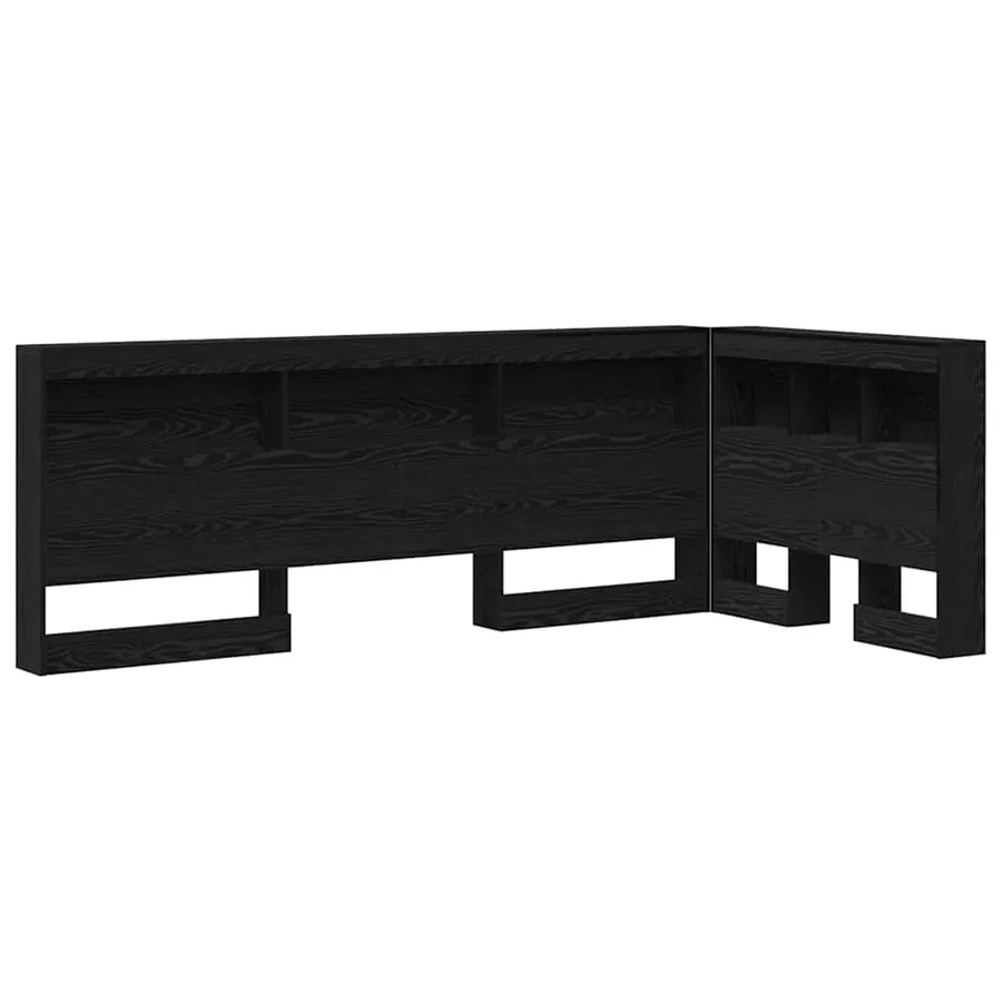 Tête de lit de rangement Chêne noir 75 cm Bois d'ingénierie - 2