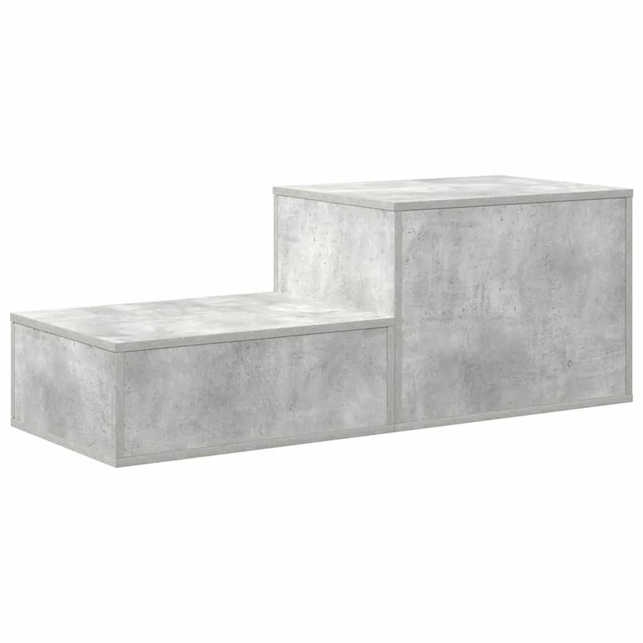 Armoire de rangement 2 pcs Gris béton 103 x 41 x 40 cm - 9